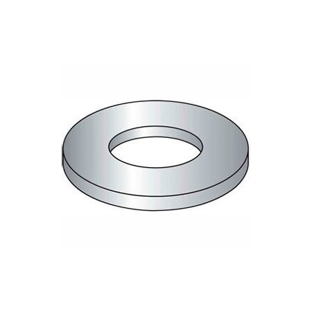Titan Fasteners Flat Washer - M3 - Steel - Zinc Clear - Class 8.8 - DIN 125A - Pkg of 100 BUC03